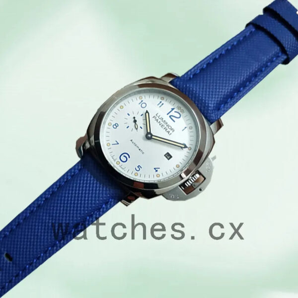 Panerai Luminor Due 44mm PAM00906 Men White Dial Silver-tone Replica Watches - Image 5