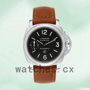 Panerai Luminor Marina Men’s PAM01005 44mm Leather Strap Replica Watches