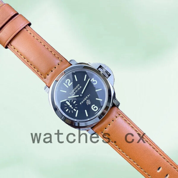 Panerai Luminor Marina Men’s PAM01005 44mm Leather Strap Replica Watches - Image 4
