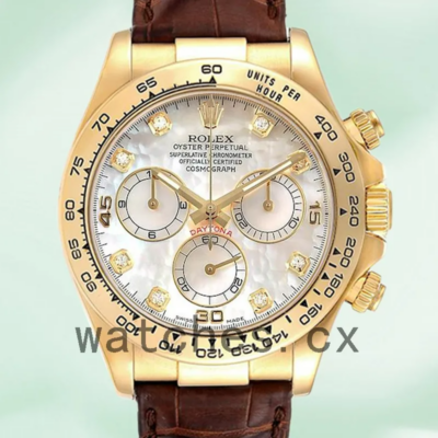 Rolex Daytona 116518 40mm Men’s Leather Strap Replica Watches