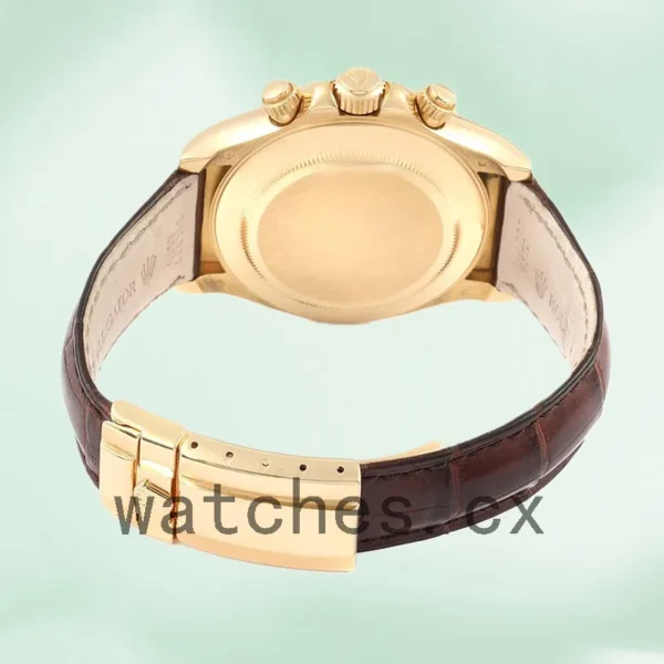 Rolex Daytona 116518 40mm Men’s Leather Strap Replica Watches - Image 4