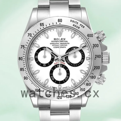 Rolex Daytona Men’s 116520 40mm White Dial Automatic Replica Watches