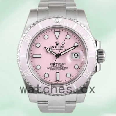 Rolex Submariner Men’s 40mm 116610 Pink Dial Replica Watches