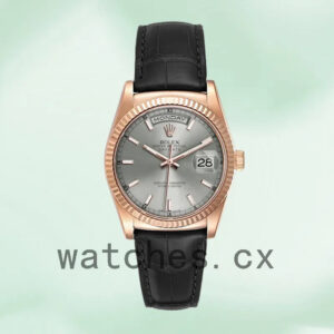 Rolex Day-Date Men’s 118135 36mm Automatic Grey Dial Replica Watches
