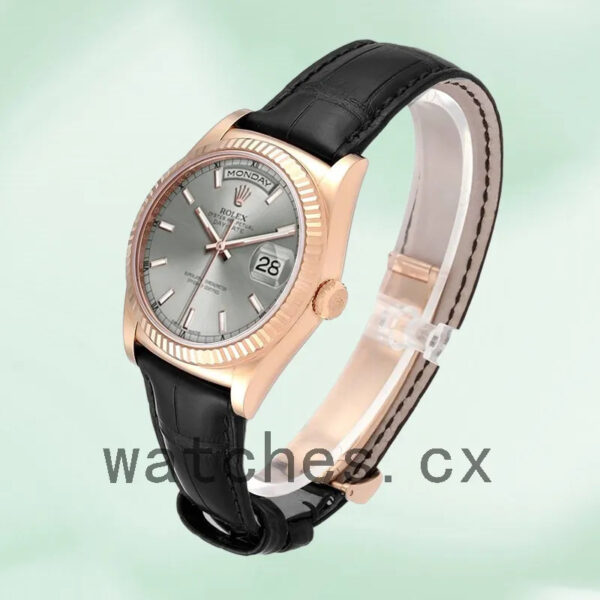 Rolex Day-Date Men’s 118135 36mm Automatic Grey Dial Replica Watches