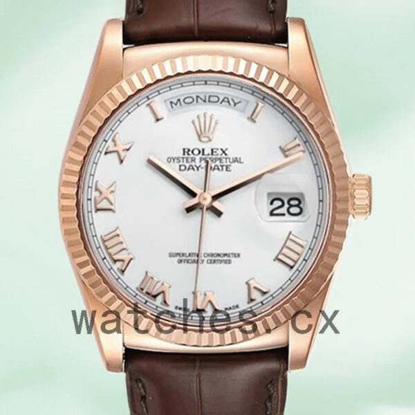 Rolex Day-Date 118135 36mm Men’s Rose Gold-tone Replica Watches