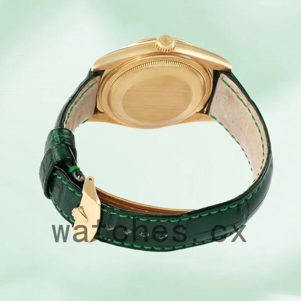 Rolex Day-Date Men’s m118138-0125 36mm Leather Strap Replica Watches - Image 4