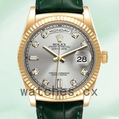 Rolex Day-Date m118138-0135 36mm Men’s Grey Dial Replica Watches