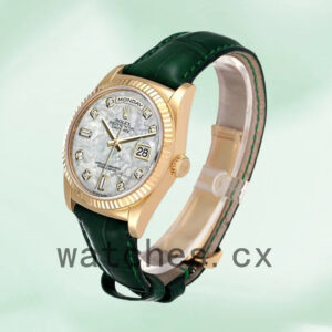 Rolex Day-Date Men’s 36mm m118138-0143 Mother of Pearl Dial Gold-tone Replica Watches