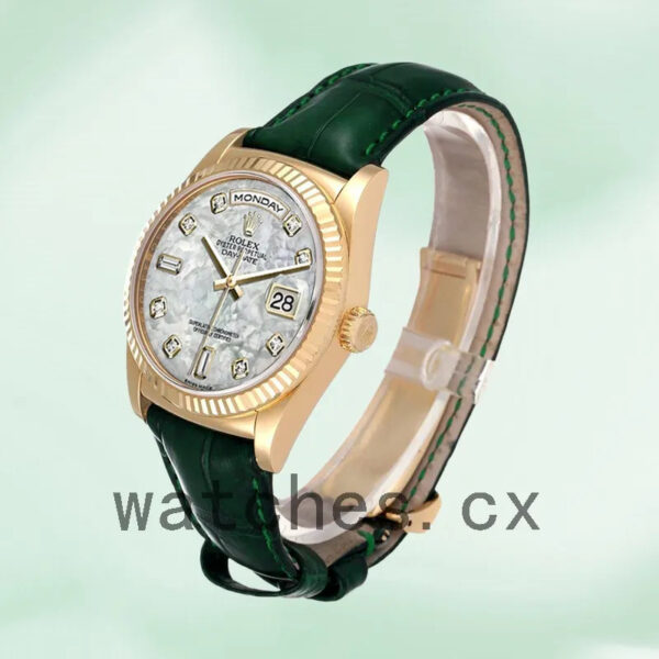 Rolex Day-Date Men’s 36mm m118138-0143 Mother of Pearl Dial Gold-tone Replica Watches
