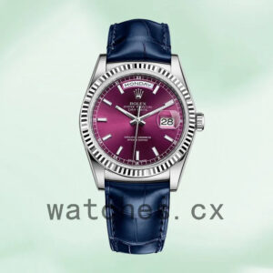Rolex Day-Date m118139-0060 Men’s 36mm Leather Strap Replica Watches