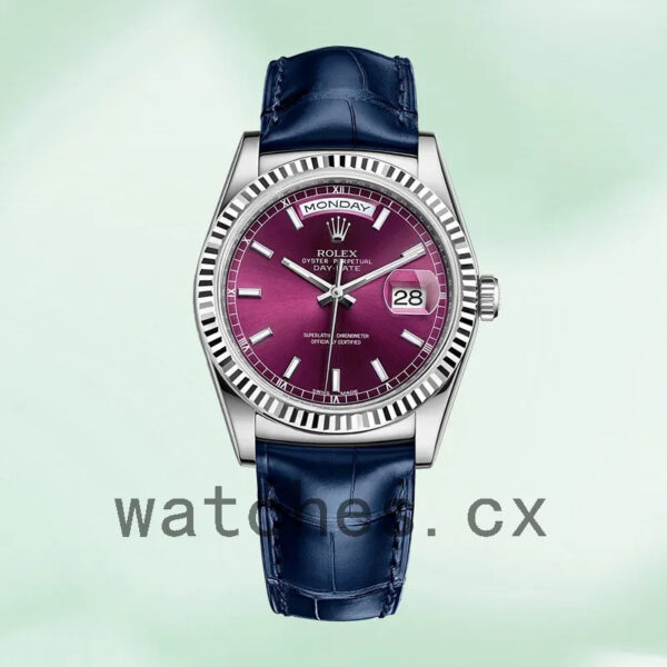 Rolex Day-Date m118139-0060 Men’s 36mm Leather Strap Replica Watches