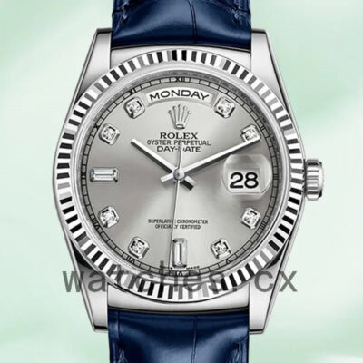 Rolex Day-Date 36mm Men’s m118139-0081 Silver-tone Replica Watches