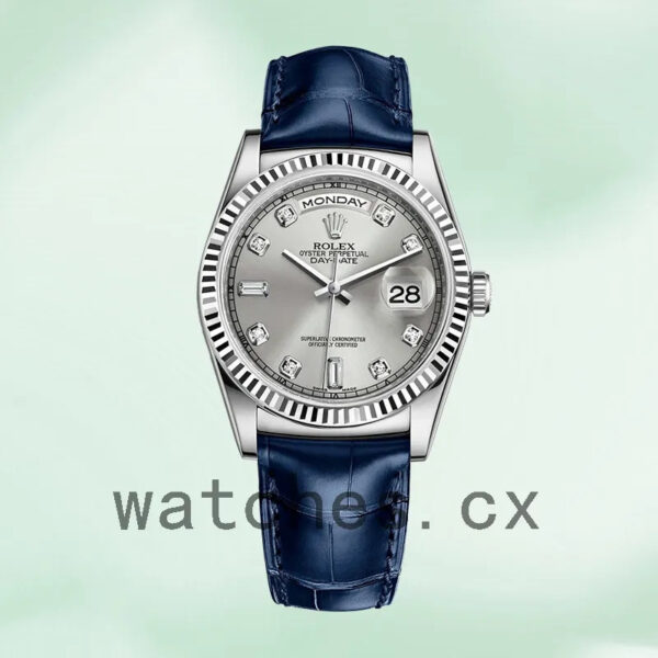 Rolex Day-Date 36mm Men’s m118139-0081 Silver-tone Replica Watches