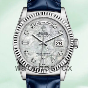 Rolex Day-Date 36mm Men’s m118139-0090 Silver-tone Replica Watches
