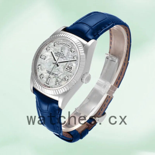 Rolex Day-Date 36mm Men’s m118139-0090 Silver-tone Replica Watches