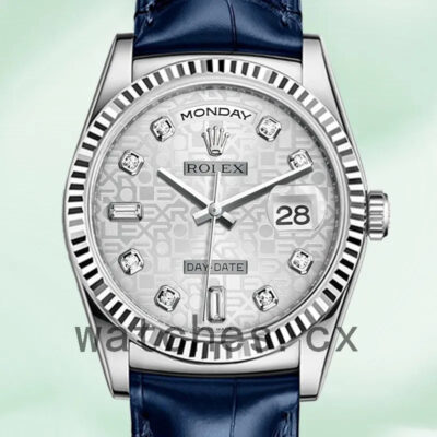 Rolex Day-Date m118139-0092 Men’s 36mm Leather Strap Replica Watches