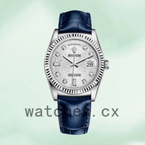 Rolex Day-Date m118139-0092 Men’s 36mm Leather Strap Replica Watches