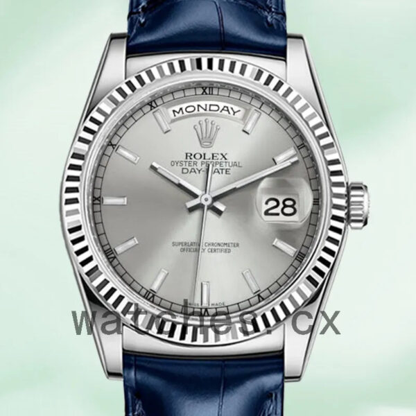 Rolex Day-Date m118139-0097 36mm Men’s Leather Strap Replica Watches