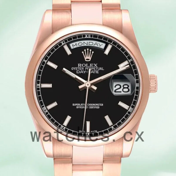 Rolex Day-Date 36mm Men’s 118205 President Bracelet/Oyster Bracelet Automatic Replica Watches