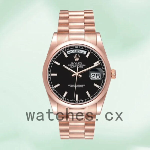 Rolex Day-Date 36mm Men’s 118205 President Bracelet/Oyster Bracelet Automatic Replica Watches - Image 5