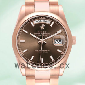 Rolex Day-Date 118205 36mm Men’s President Bracelet/Oyster Bracelet Replica Watches