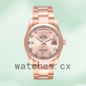 Rolex Day-Date 118205 Men’s 36mm Rose Gold-tone Replica Watches