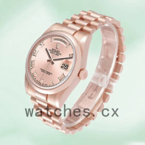 Rolex Day-Date Men’s 118205 36mm Rose Gold-tone Replica Watches
