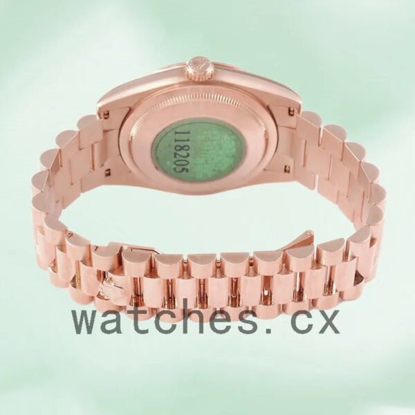 Rolex Day-Date Men’s 118205 36mm Rose Gold-tone Replica Watches - Image 4