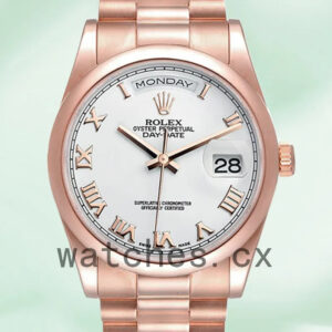 Rolex Day-Date Men’s 36mm 118205 President Bracelet/Oyster Bracelet Replica Watches