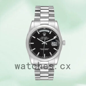 Rolex Day-Date 36mm 118206 Men’s Silver-tone Replica Watches