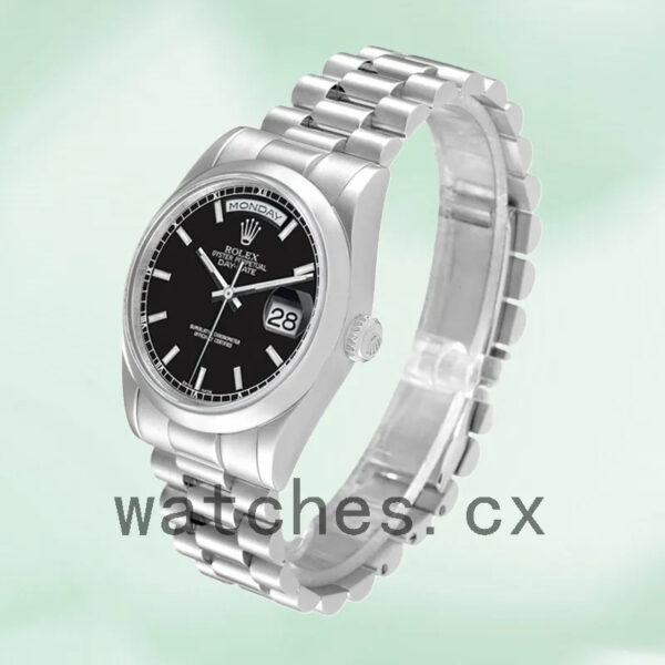 Rolex Day-Date 36mm 118206 Men’s Silver-tone Replica Watches