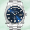 Rolex Day-Date 118206 Men’s 36mm President Bracelet Blue Dial Replica Watches