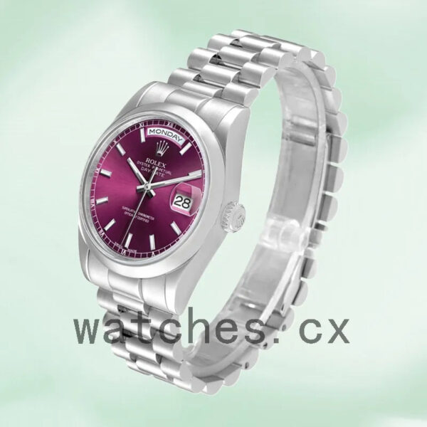 Rolex Day-Date 36mm Men’s 118206 Cherry Dial Replica Watches