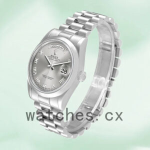 Rolex Day-Date 36mm Men’s 118206 Grey Dial President Bracelet Replica Watches
