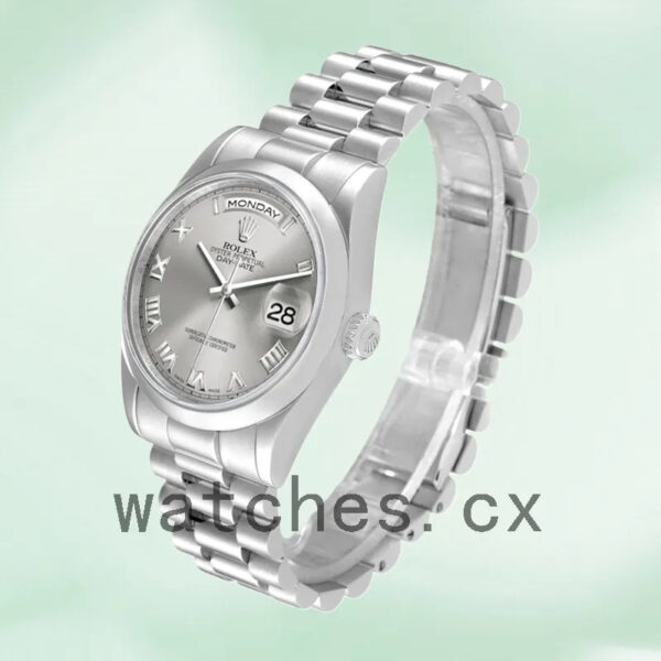 Rolex Day-Date 36mm Men’s 118206 Grey Dial President Bracelet Replica Watches