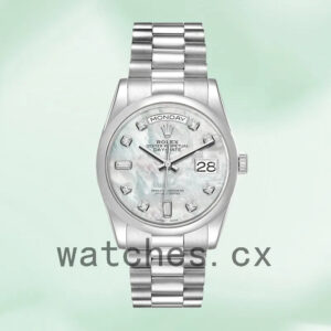 Rolex Day-Date Men’s 36mm 118206 Mother of Pearl Dial Replica Watches