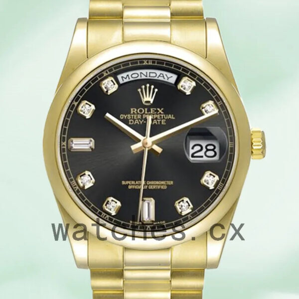 Rolex Day-Date 36mm 118208-83208 Men’s Gold-tone Replica Watches