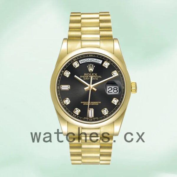 Rolex Day-Date 36mm 118208-83208 Men’s Gold-tone Replica Watches