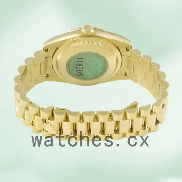 Rolex Day-Date 36mm 118208 Men’s President Bracelet/Oyster Bracelet Replica Watches - Image 4
