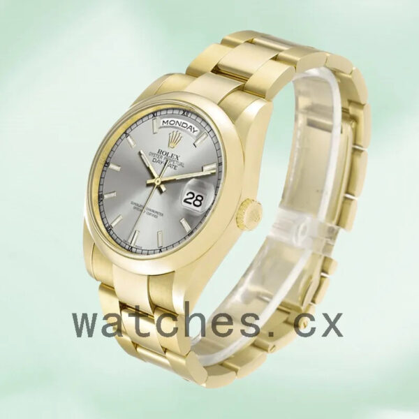 Rolex Day-Date Men’s 36mm 118208 Grey Dial Replica Watches