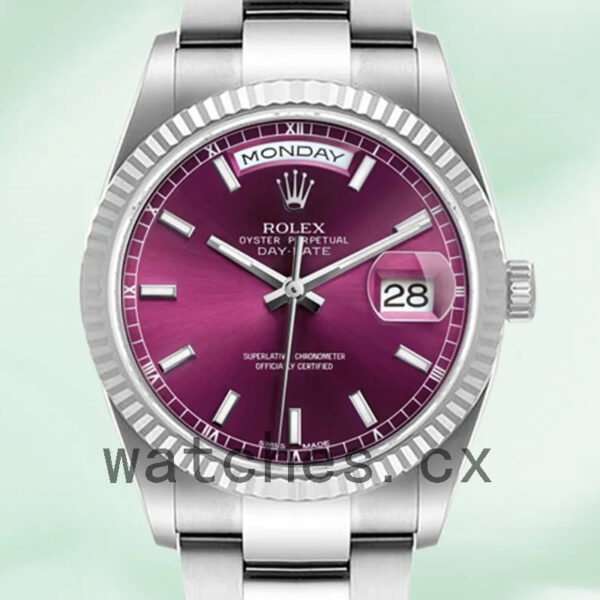 Rolex Day-Date m118239-0304 36mm Men’s Automatic Silver-tone Replica Watches