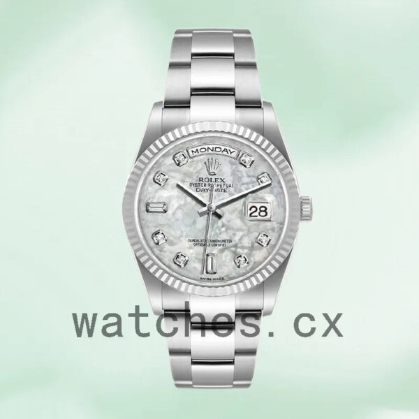 Rolex Day-Date 36mm Men’s 118239-0080 Automatic Mother of Pearl Dial Replica Watches - Image 5