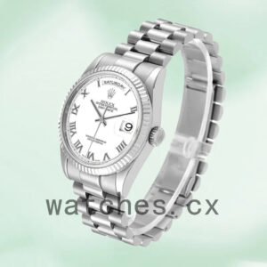 Rolex Day-Date Men’s 118239-83209 36mm Silver-tone White Dial Replica Watches