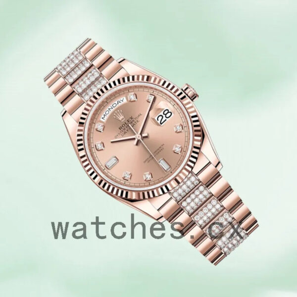 Rolex Day-Date m128235-0019 36mm Men’s Rose Gold-tone Replica Watches