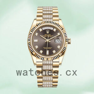 Rolex Day-Date 36mm m128238-0024 Men’s Gold-tone President Bracelet Replica Watches