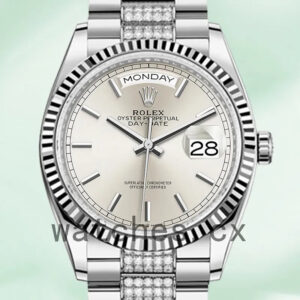 Rolex Day-Date Men’s 36mm m128239-0025 Grey Dial Replica Watches