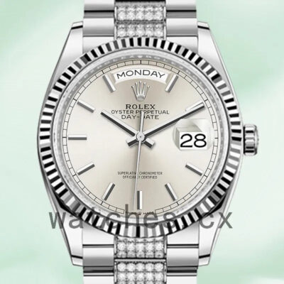 Rolex Day-Date Men’s 36mm m128239-0025 Grey Dial Replica Watches