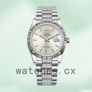 Rolex Day-Date Men’s 36mm m128239-0025 Grey Dial Replica Watches