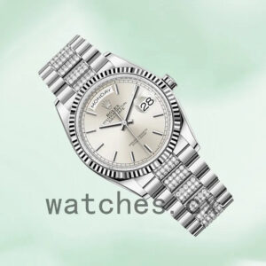 Rolex Day-Date Men’s 36mm m128239-0025 Grey Dial Replica Watches